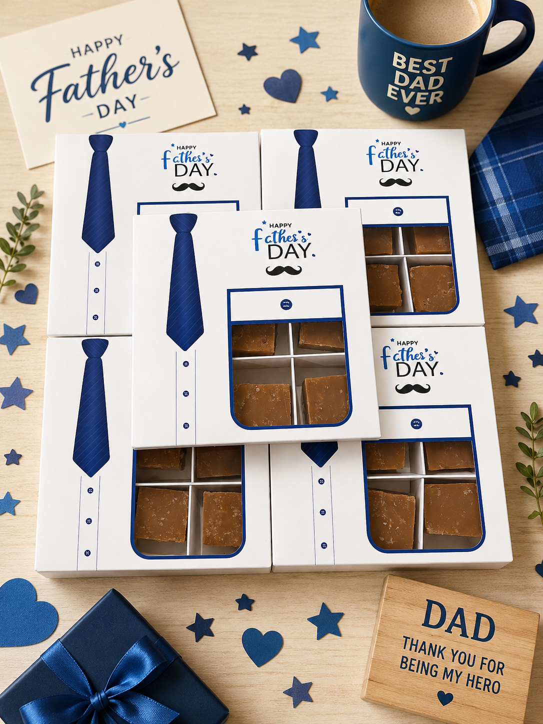Father's Day Fudge Box